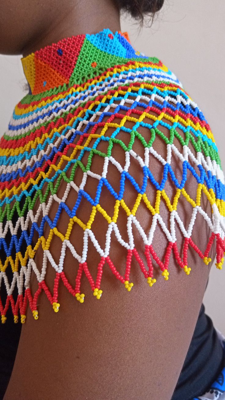 A fine beaded necklace