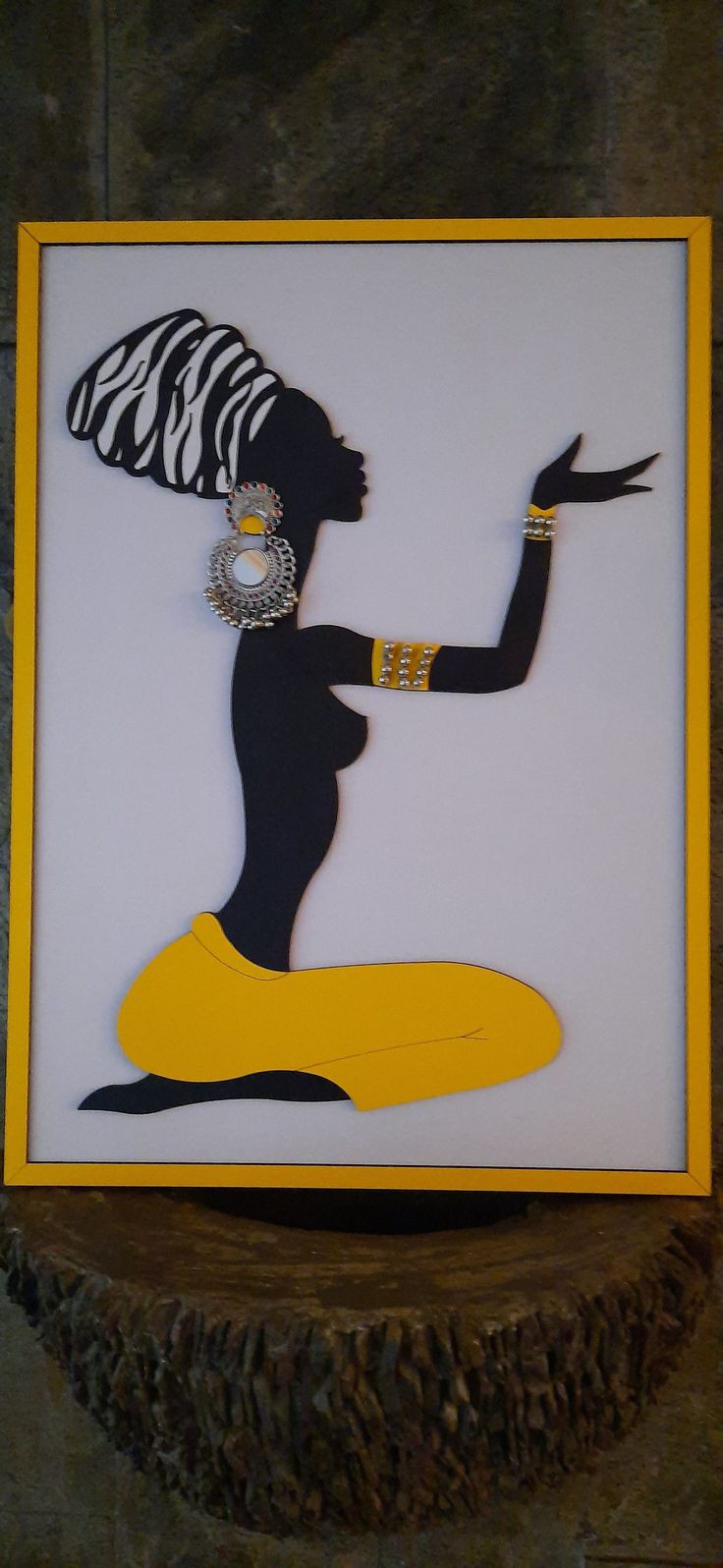 African woman art